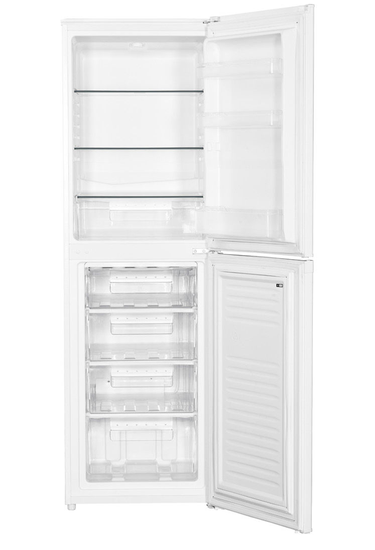 Iceking IK1750EW Fridge Freezer  H1720 W55 D 57 cm White 50/50