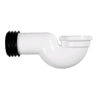 Polypipe Kwickfit Swan Neck 90 Deg WC Pan Connector 