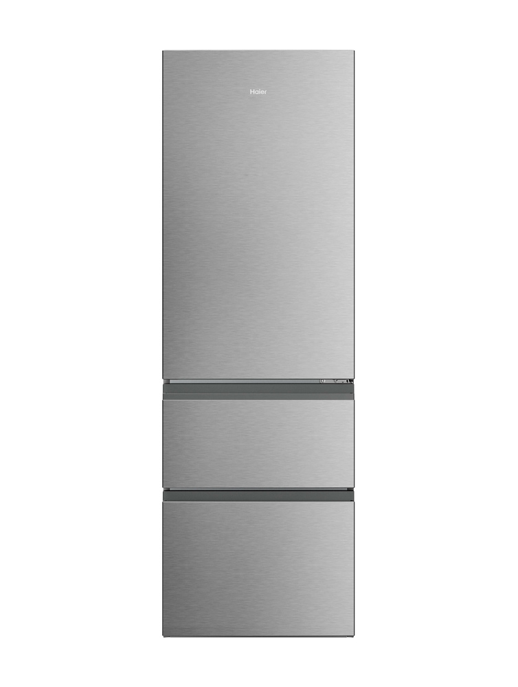 Haier HTR3618DNMM 60/40 No Frost Fridge Freezer - Inox H185 x W59.5 x D66.7