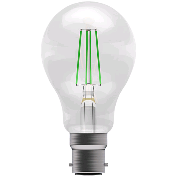 Bell 4W BC LED Coloured Filament GLS Green 