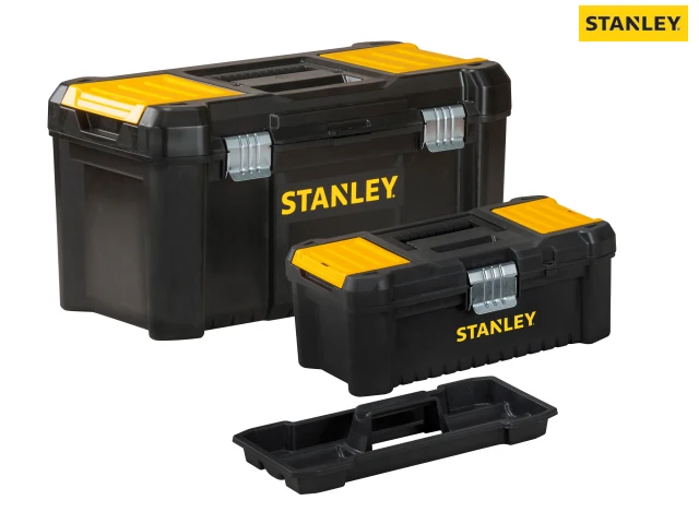 Stanley Essential Toolbox Bonus Pack 32cm (12.1/2in) & 48cm (19in)