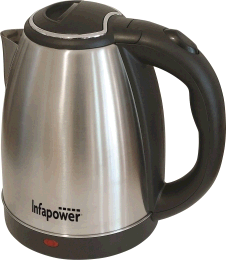 Infapower X503 Cordless Kettle Stainless Steel 1.8ltr 1.8Kw 