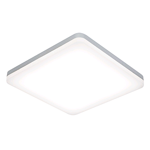Saxby Noble 300mm 22W Square Flush Fitting IP44 Cool White