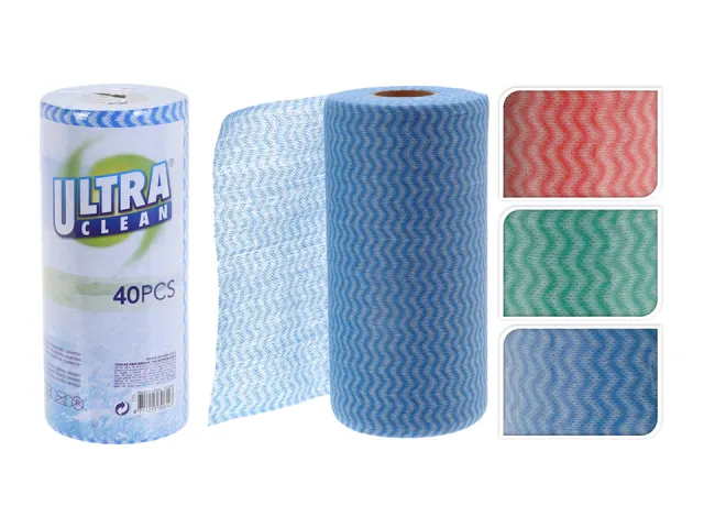Ultra Clean 7110258 Cleaning Cloth Roll x 40 Sheet Jay cloth  CY5655480