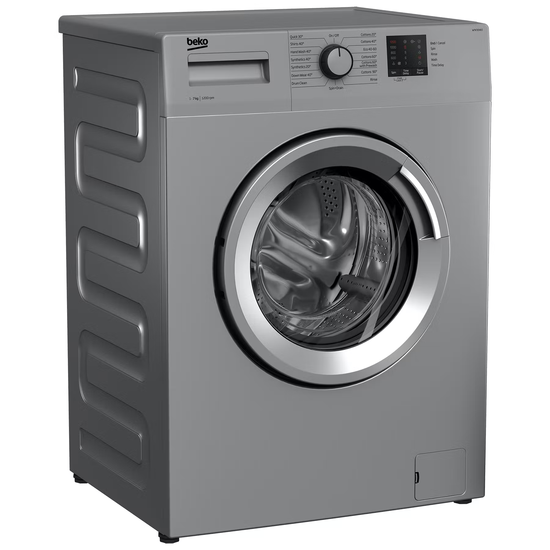 Beko WTK72041S Washing Machine 7kg 1200 Spin Speed A+++ 