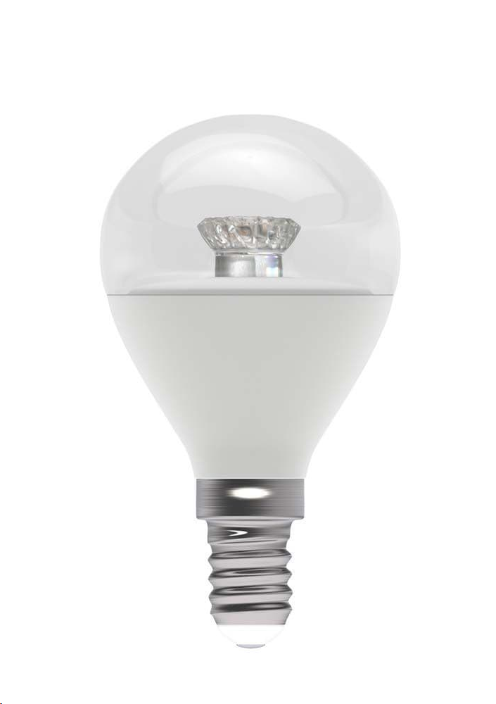 Bell 4w SES LED Clear Golf Warm White 