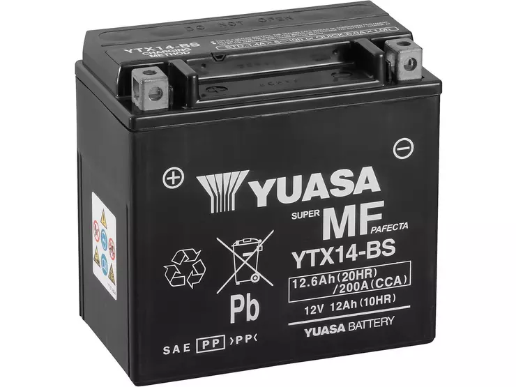 Yuasa Motorcycle Battery 12v 12Ah  YTX14-BS