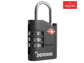 Squire DFTSACOMBI35 TSA Approved Combination Lock 30mm 6731274